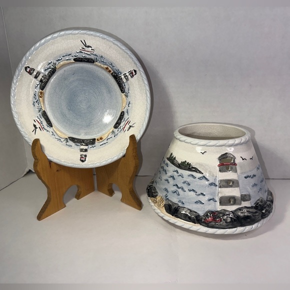 Yankee Candle Accents Yankee Candle Lighthouse Nautical Beach Shade